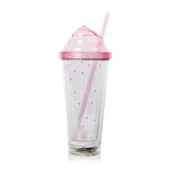 LED Pink Ice Cream Soda 13 oz. Tumbler