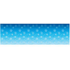 Snowflake Backdrop Room Roll