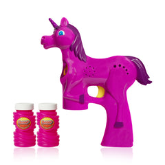 LED Unicorn Bubble Gun