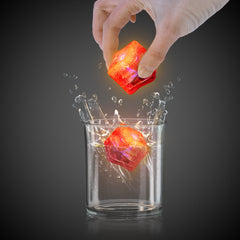 LED Neon Pink Ice Cubes
