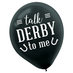 Derby Day 12" Latex Balloons