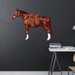 Saddled Horse Jointed Cutout