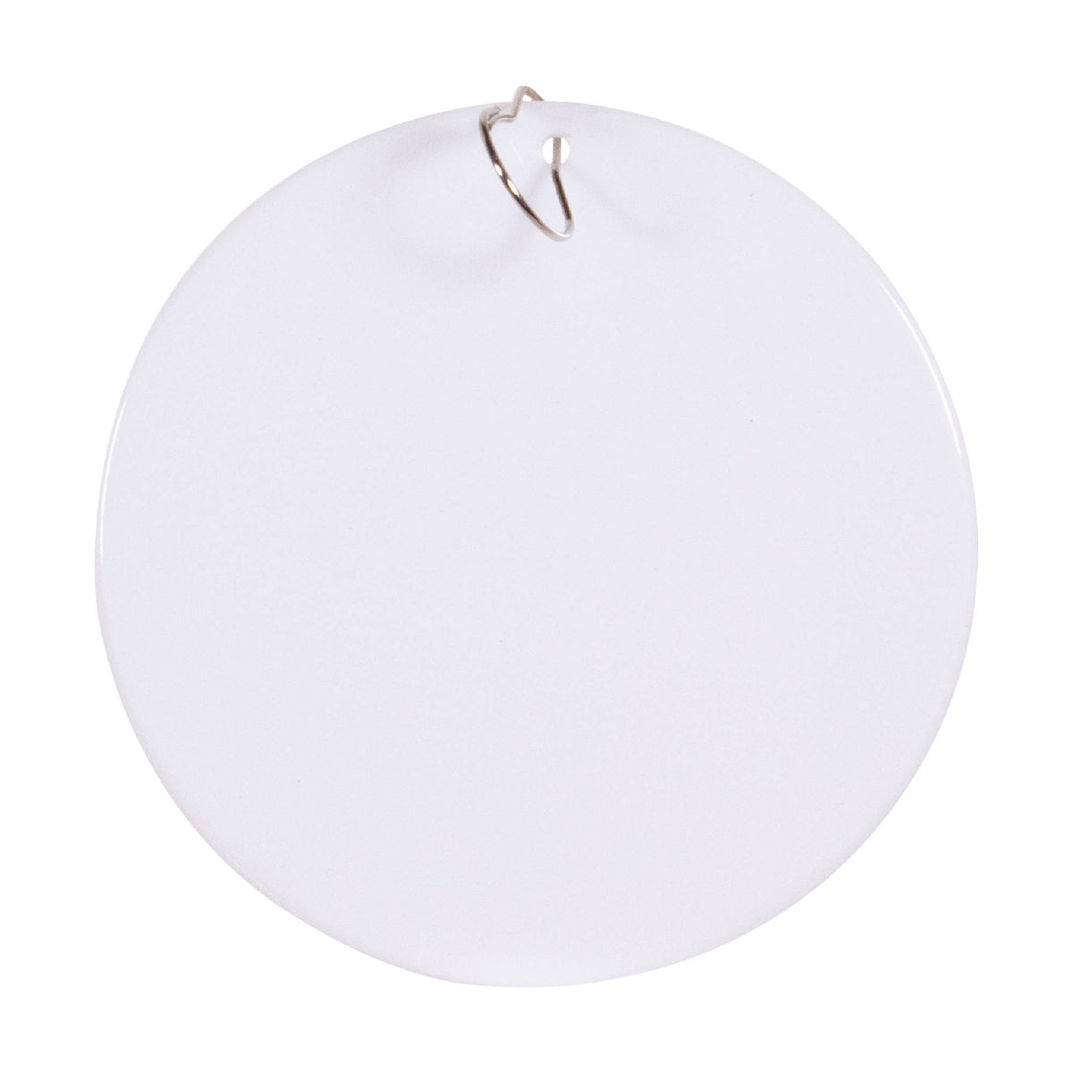 White Plastic 2 1/2" Medallion