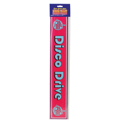 Disco Street Signs Cutouts