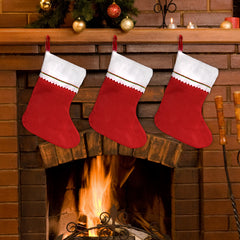 Red Felt 15" Christmas Stockings