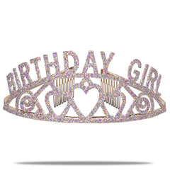 Birthday Girl Glitter Tiara