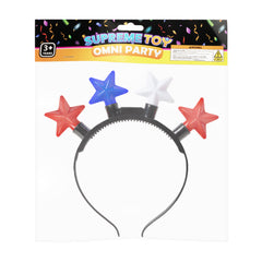 LED Patriotic Stars Headband