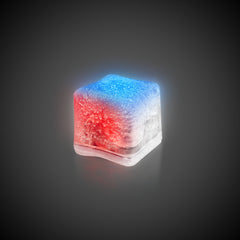 Red, White & Blue LED Ice Cubes