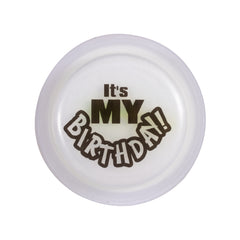 It's My Birthday Green Glow Badge