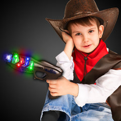 LED Spinning Orb Gun
