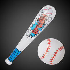LED Inflatable Baseball & Bat Set
