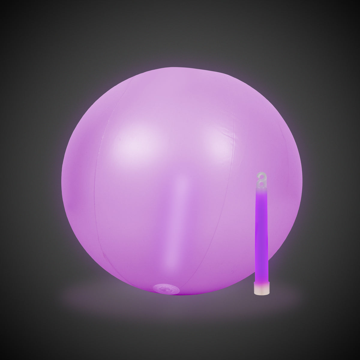 Glow in the Dark 12" Purple Beach Ball