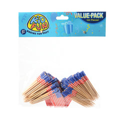 American Flag Garnish Picks