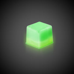 Green Glow Ice Cubes