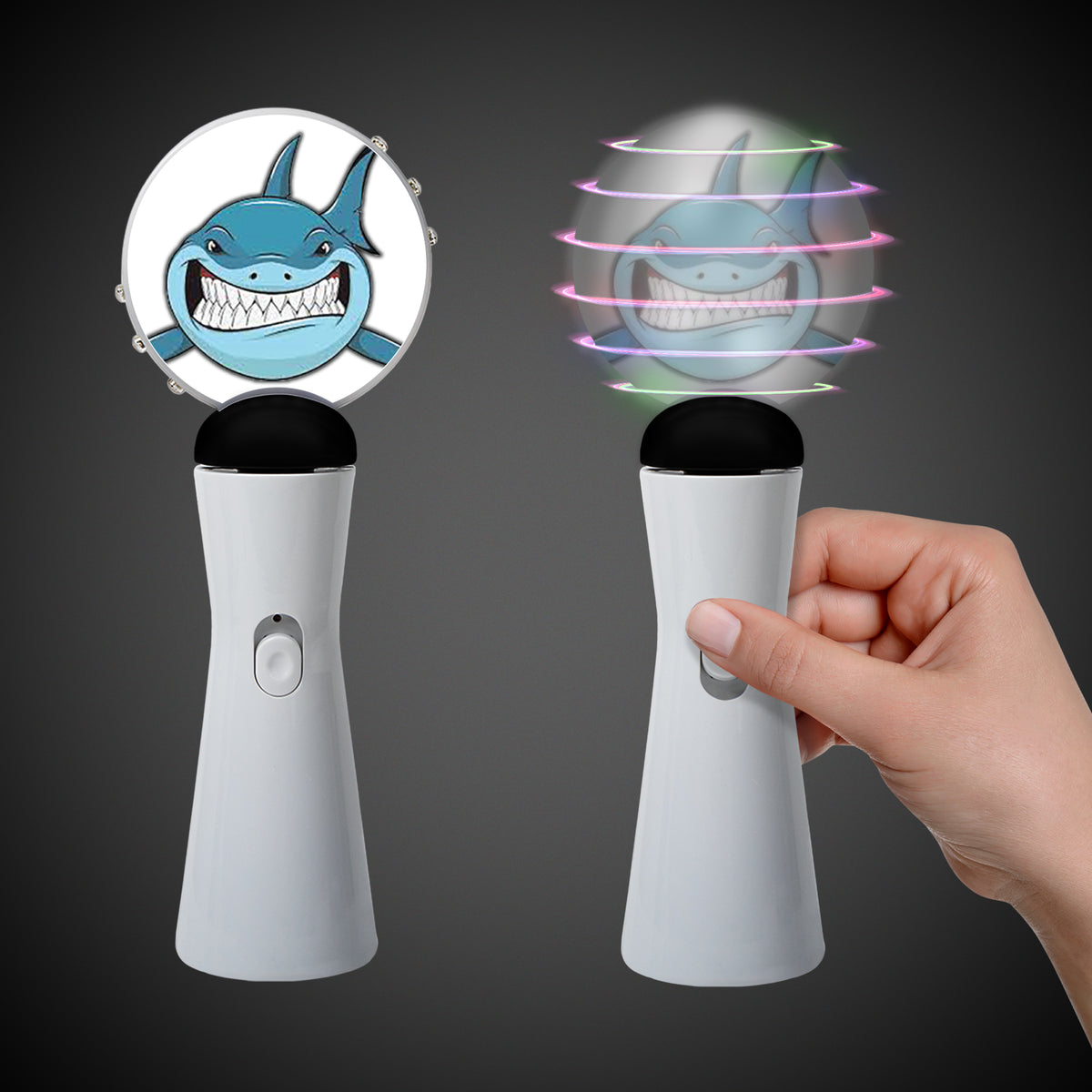 LED Shark Coin Spinner Wand
