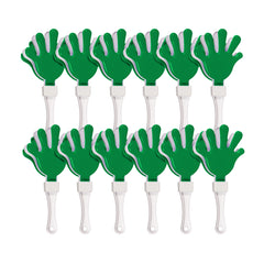 Green & White Hand Clappers