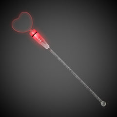 LED Red Heart Cocktail Stirrer