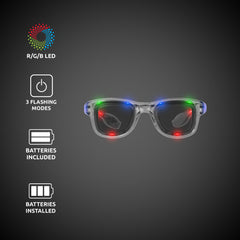 LED Square Frame Sunglasses
