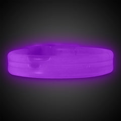 Purple Triple Wide 9" Glow Bracelets