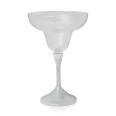 LED 10 oz Margarita Glass White Stem