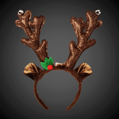 LED Reindeer Antlers Headbands Retail Display