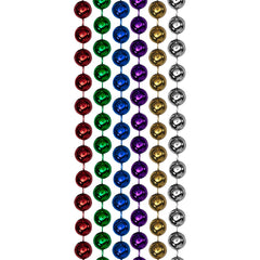 Assorted Color 7mm Bead 33" Necklaces