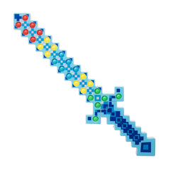 LED Blue Pop It Pixel Sword