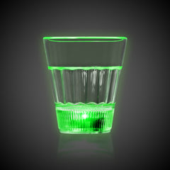 LED Green 2 oz. Shot Glass