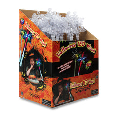 LED Snowflake Wands Retail Display