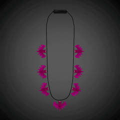 LED Halloween Necklaces Retail Hanging Display