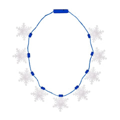 LED Snowflake Necklaces Retail Display