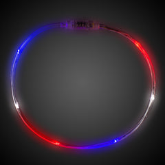 LED Patriotic Light Chaser Necklace