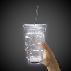 LED White String Light Cup