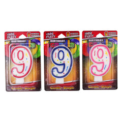 Number '9' Candles