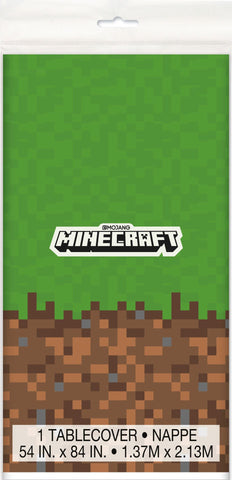 Minecraft Rectangular Plastic Table Cover, 54" x 84"