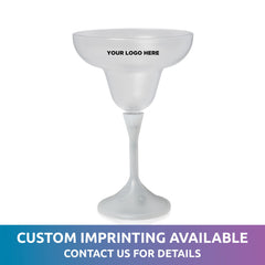 LED 10 oz Margarita Glass White Stem