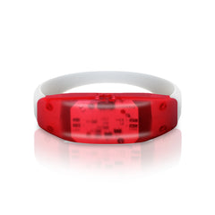LED Sound-Activated Red Stretchy Bracelet