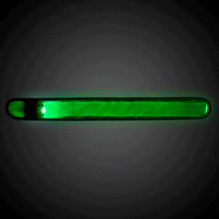 LED Green Slap Bracelet