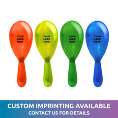 Glitter Plastic Party Maracas