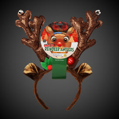 LED Reindeer Antlers Headbands Retail Display