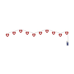 LED Heart String Lights Retail Display