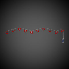 LED Heart String Lights Retail Display