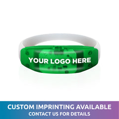 LED Sound-Activated Green Stretchy Bracelet