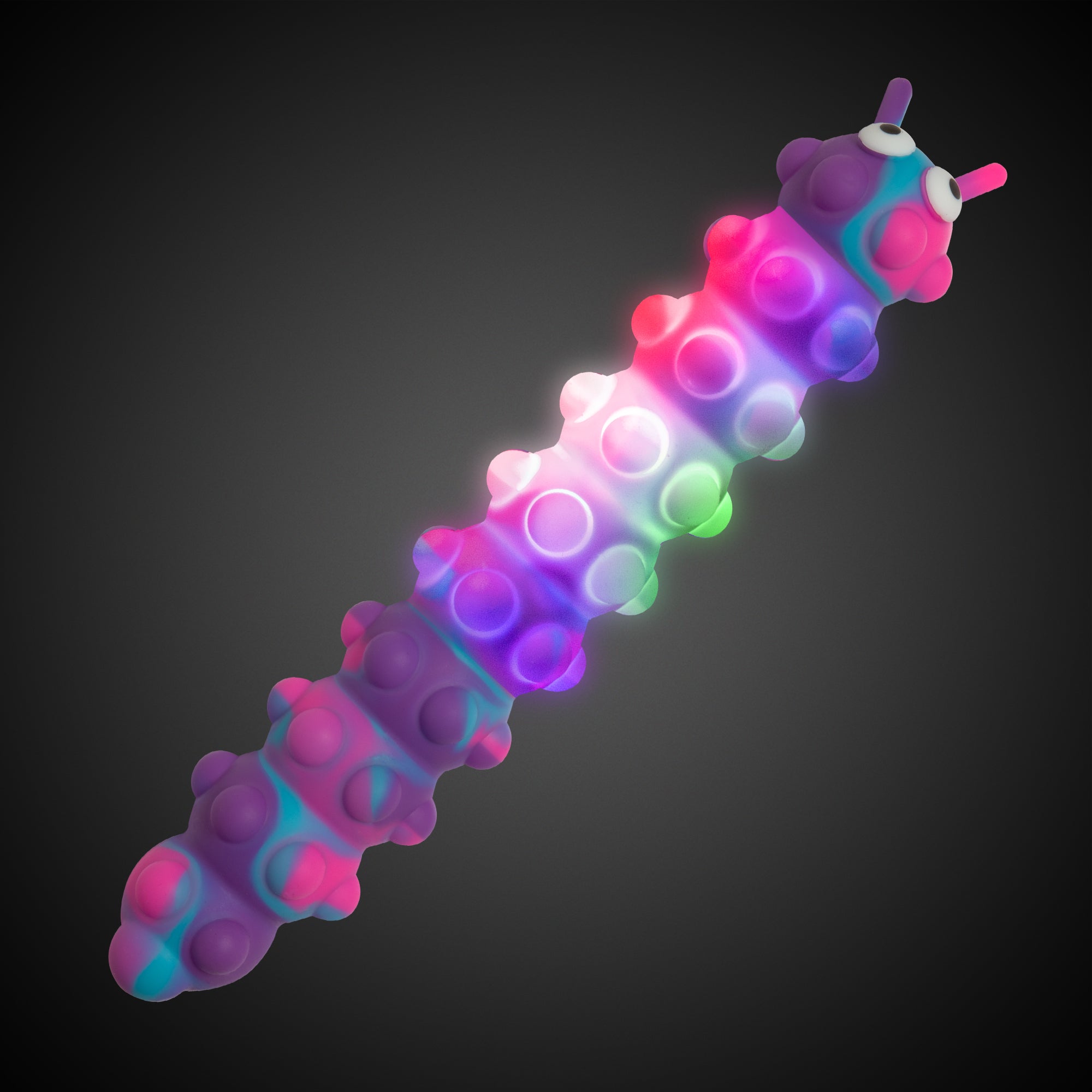 LED Push Pop It Caterpillar Sensory Toys with Suction Cups – Windy City ...