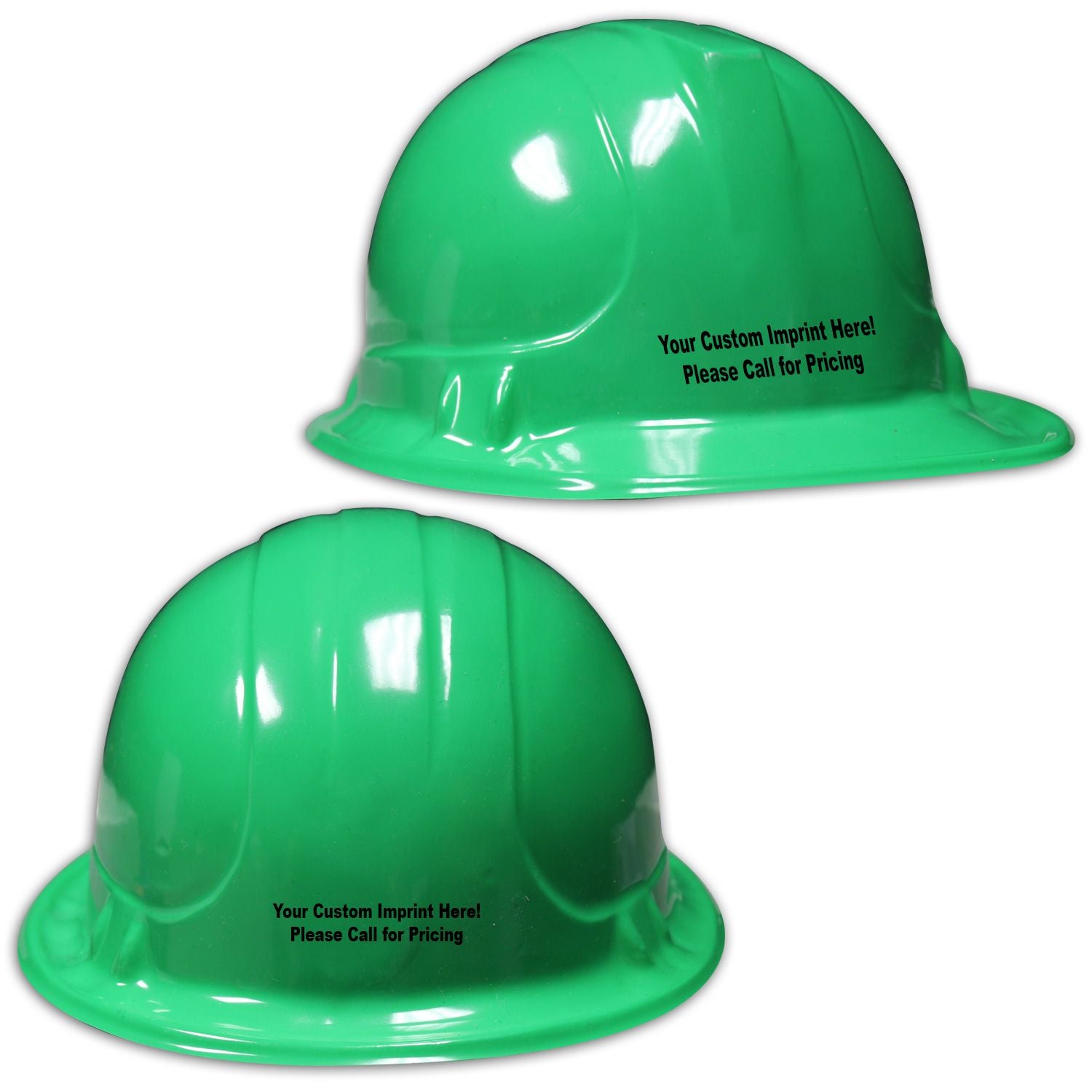 Construction Cap Color Green Construction Hats-12 Pack – Windy City Novelties