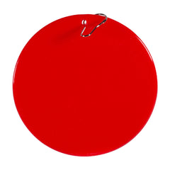 Red Plastic 2 1/2" Medallion