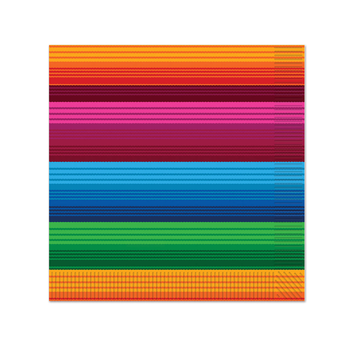 Fiesta Serape Lunch Napkins
