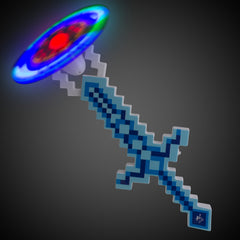 Blue LED Pixel Windmill Sword