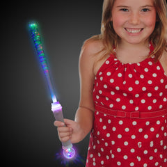 LED Fiber Optic Strobe Wand