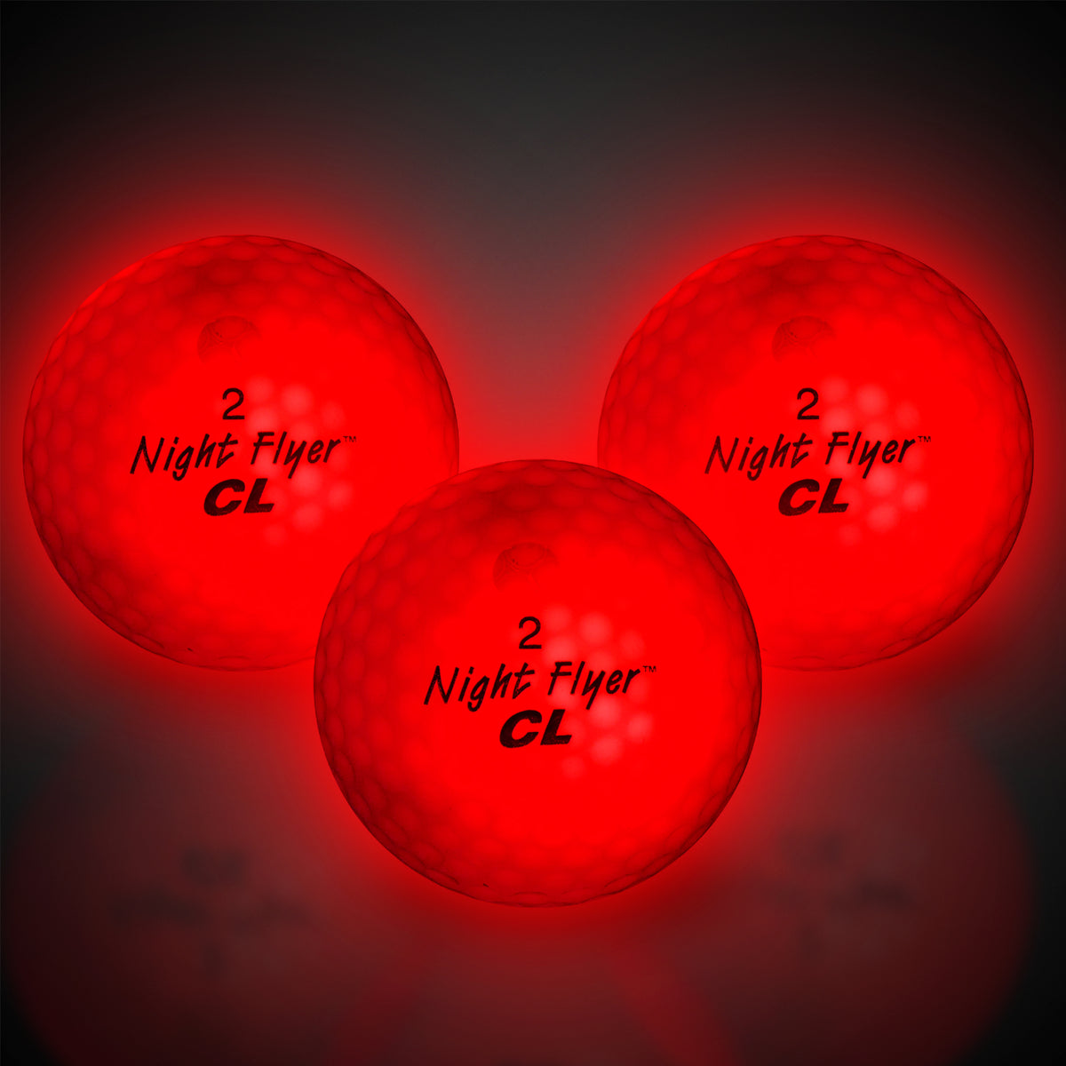 Night Flyer Red Golf Balls